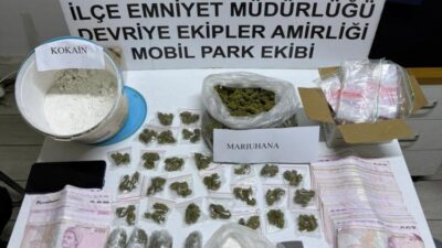 İstanbul Kağıthane’de, bir şüphelinin yasaklı madde ticareti yaptığı belirlenmesi üzerine