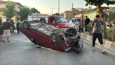 Aydın’ın Efeler ilçesinde direksiyonun başına geçen 15 yaşındaki gencin kullandığı