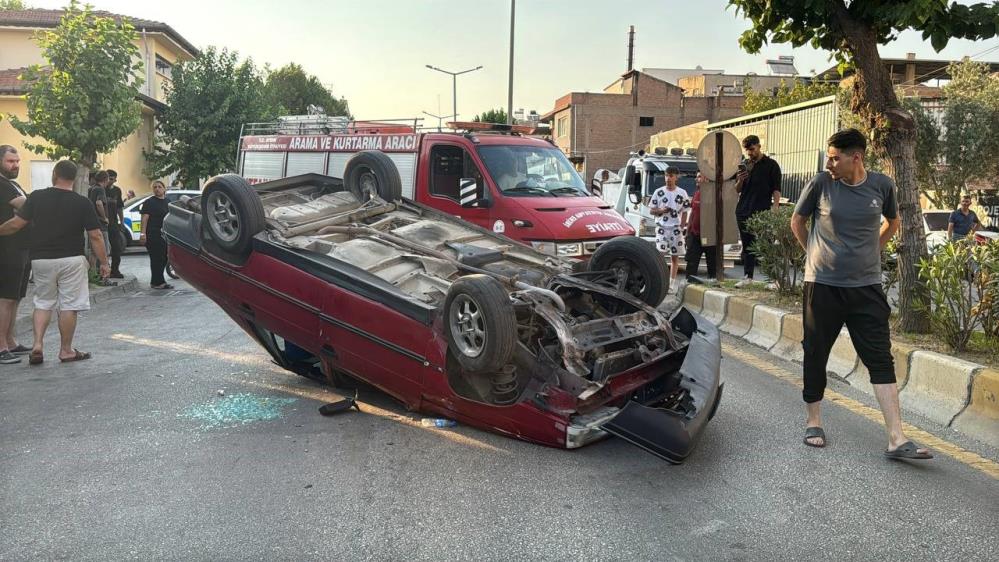 Aydın’ın Efeler ilçesinde direksiyonun başına geçen 15 yaşındaki gencin kullandığı