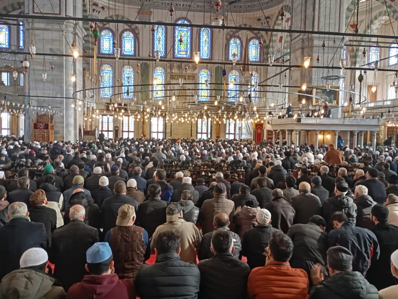 Kasım Babanın Fatih Camiindeki Cenaze Namazından