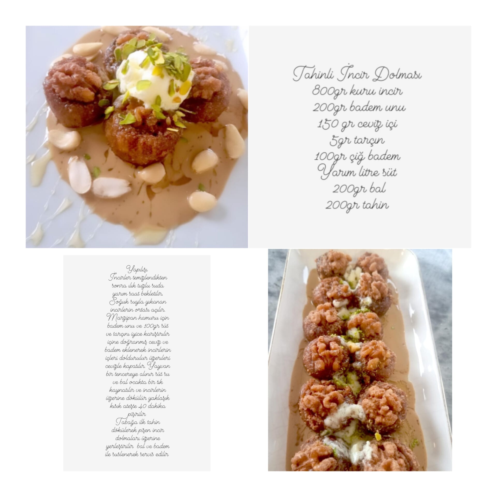 Erzurum Tahinli Cevizli Incir Dolması