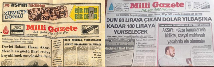 Millî Gazete Hasan Aksay Kupur