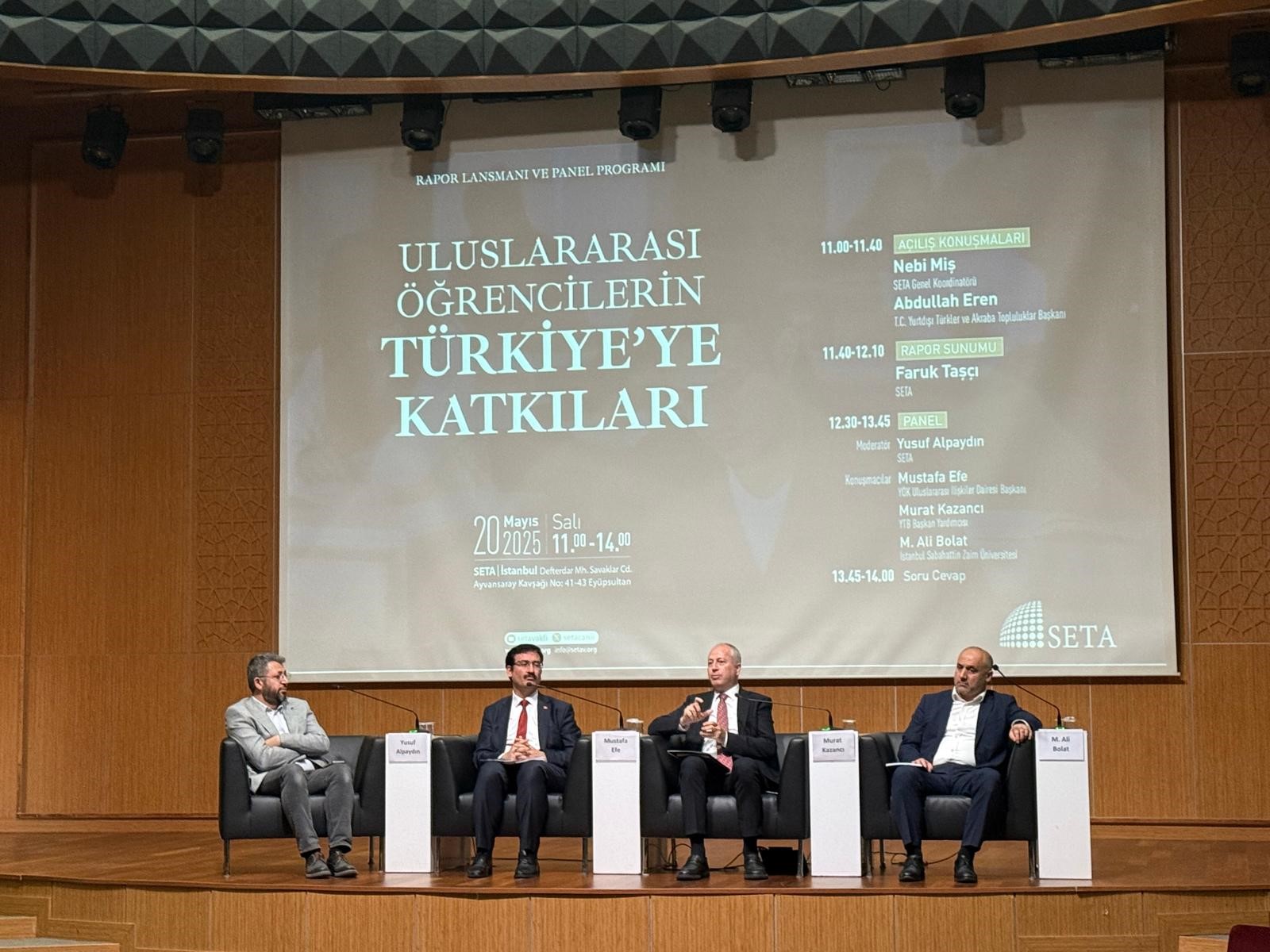 Panel Konuşmacıları Yusuf Alpaydın, Mustafa Efe, Murat Kazancı Ve M. Ali Bolat