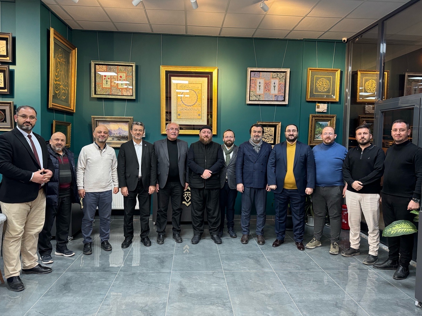 Bi̇n Sanat, Hattat Mahmut Şahinin Ziyaretiyle Şenlendi