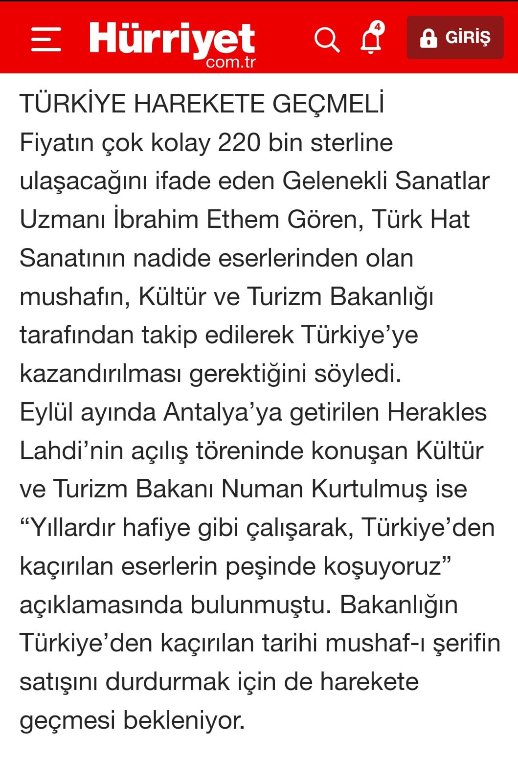 Hürriyet Gazetesi, 21 Ekim 2017