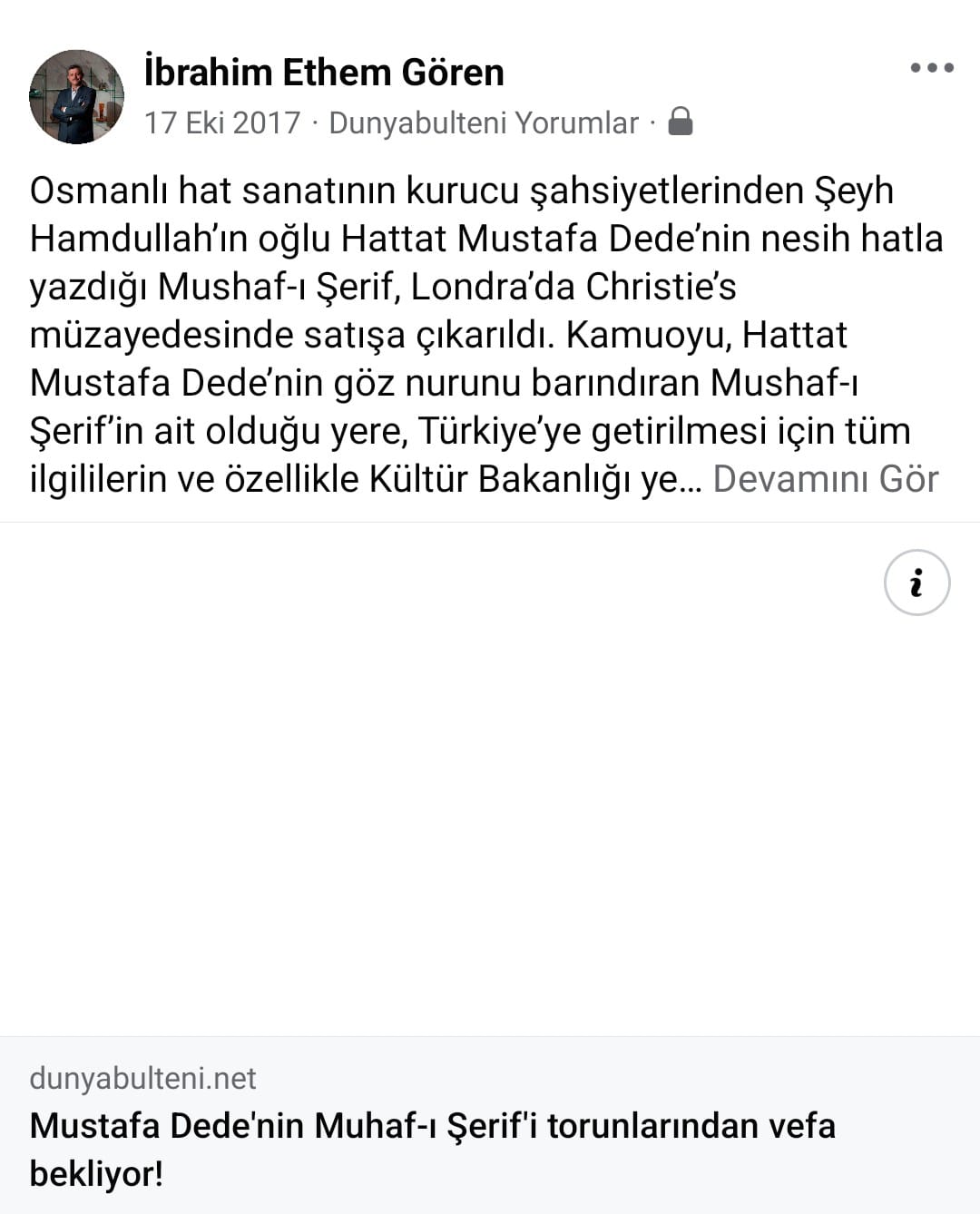 Dünya Bülteni, 17 Ekim 2017