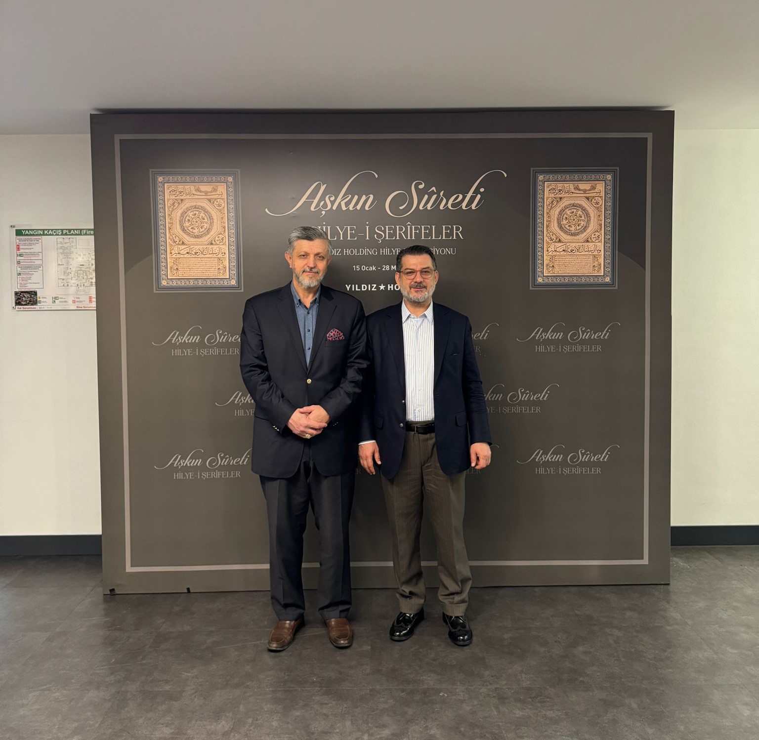 İbrahim Ethem Gören Ve Erhan Uludağ Yıldız Holding'te Aşkın Sureti Hilye I Şerifeler Sergisindettt