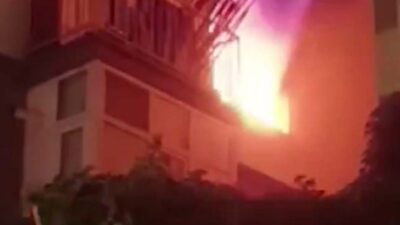Ankara’nın Yenimahalle ilçesinde, yedi katlı bir apartmanın üçüncü katında çıkan