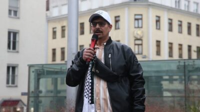 Avusturya'nın başkenti Viyana'da yüzlerce Filistin destekçisi, İsrail'e yaptırım uygulanması çağrısıyla