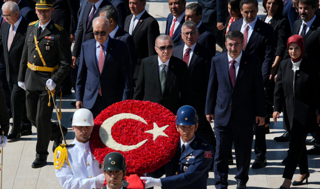  Cumhurbaşkanı Recep Tayyip Erdoğan başkanlığındaki devlet erkanı, 30 Ağustos Zafer