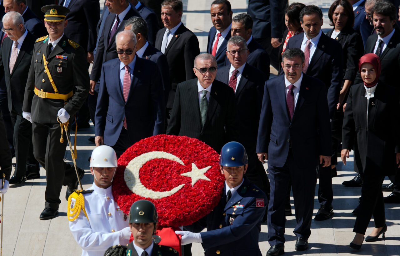  Cumhurbaşkanı Recep Tayyip Erdoğan başkanlığındaki devlet erkanı, 30 Ağustos Zafer