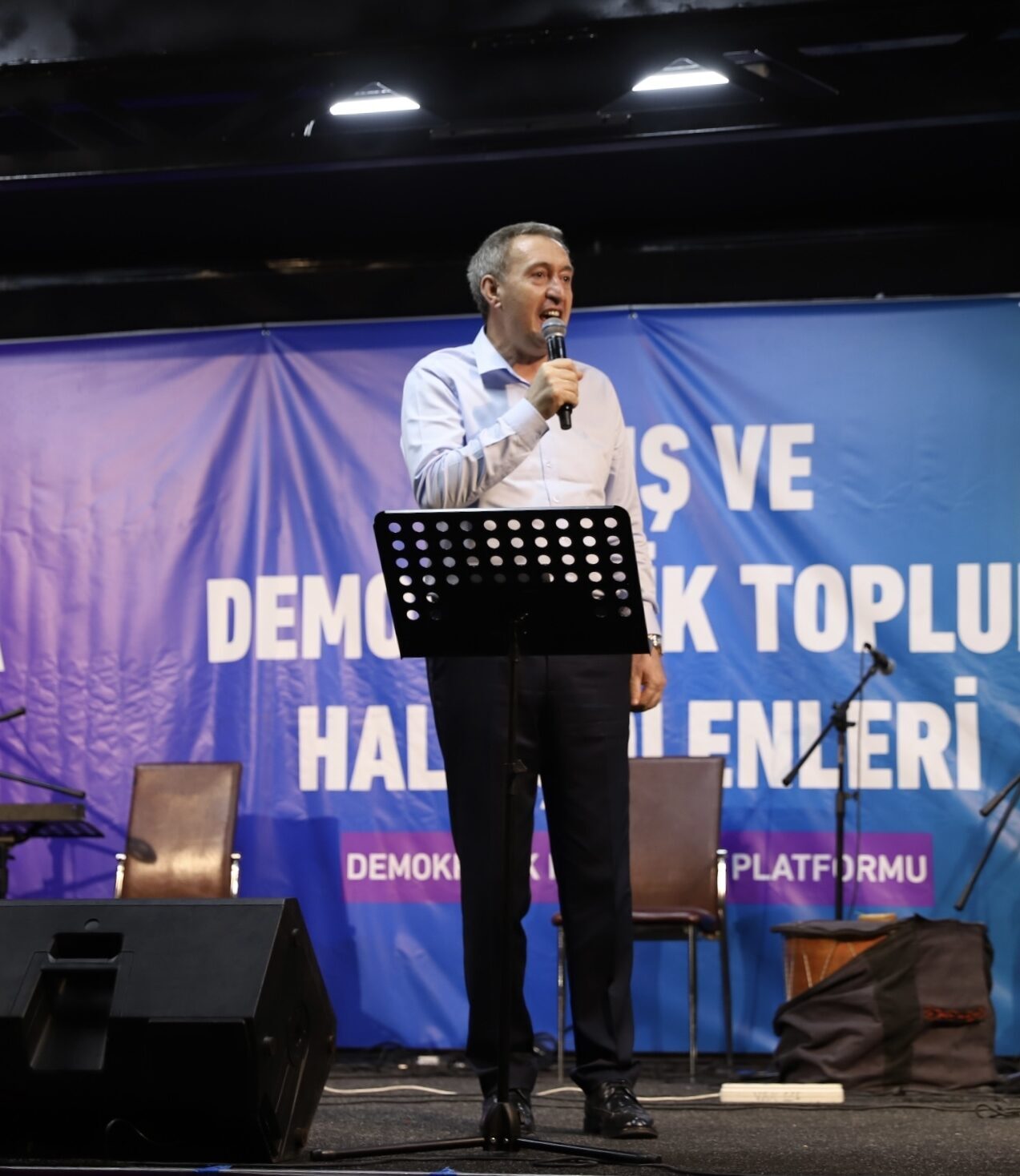 DEM Parti Eş Genel Başkanı Tuncer Bakırhan, Van'da düzenlenen "Barış