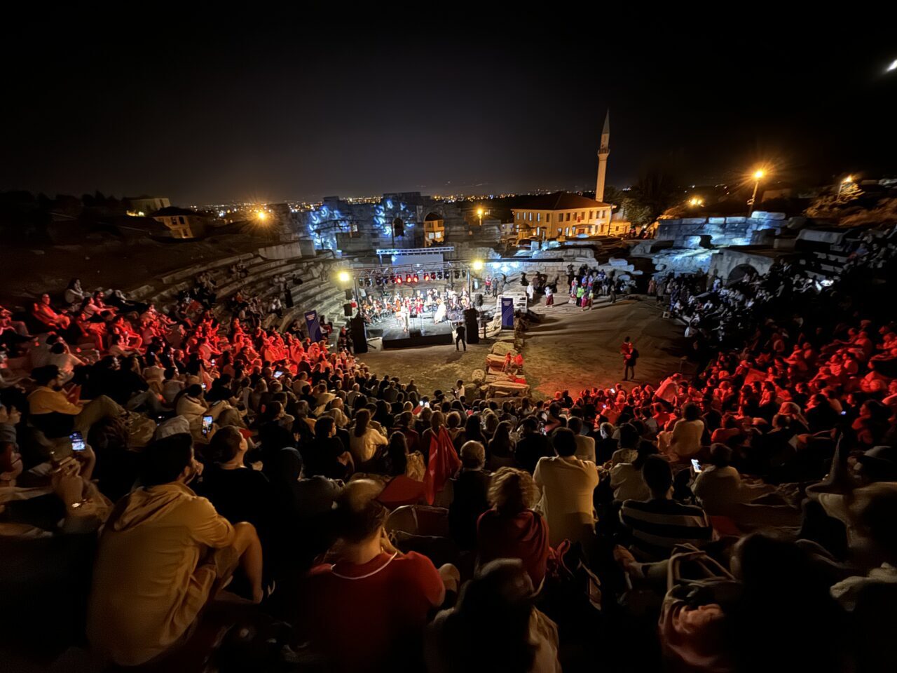 Düzce'deki Prusias ad Hypium Antik Kenti'nde 30 Ağustos Zafer Bayramı'nın