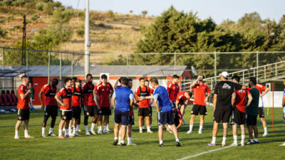  Gaziantep FK, deplasmanda Kasımpaşa ile yapacağı maçın hazırlıklarını sürdürdü.