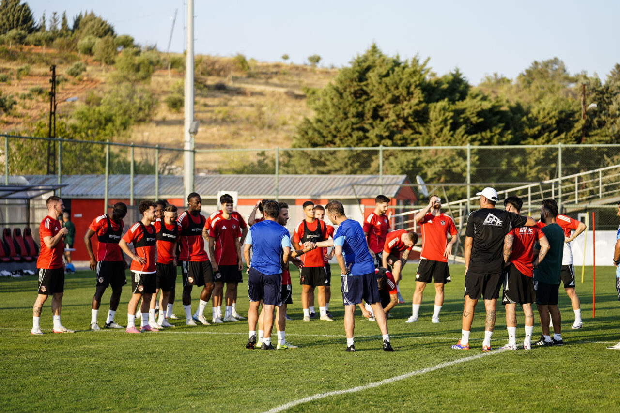  Gaziantep FK, deplasmanda Kasımpaşa ile yapacağı maçın hazırlıklarını sürdürdü.