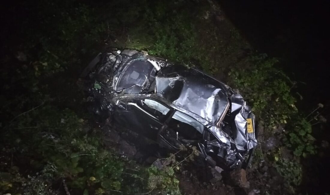 Giresun'un Yağlıdere ilçesinde otomobilin uçuruma yuvarlandığı kazada aynı aileden 3