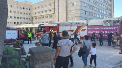 Ankara Hacettepe Üniversitesi Hastanesi’nde dumanların yükselmesi ile yangın paniği yaşandı