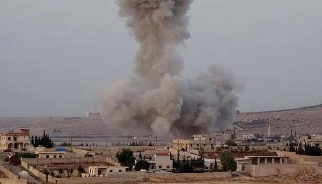 İsrail ordusunun, Suriye'nin başkenti Şam'ın güneyindeki Küsve bölgesinde yer alan