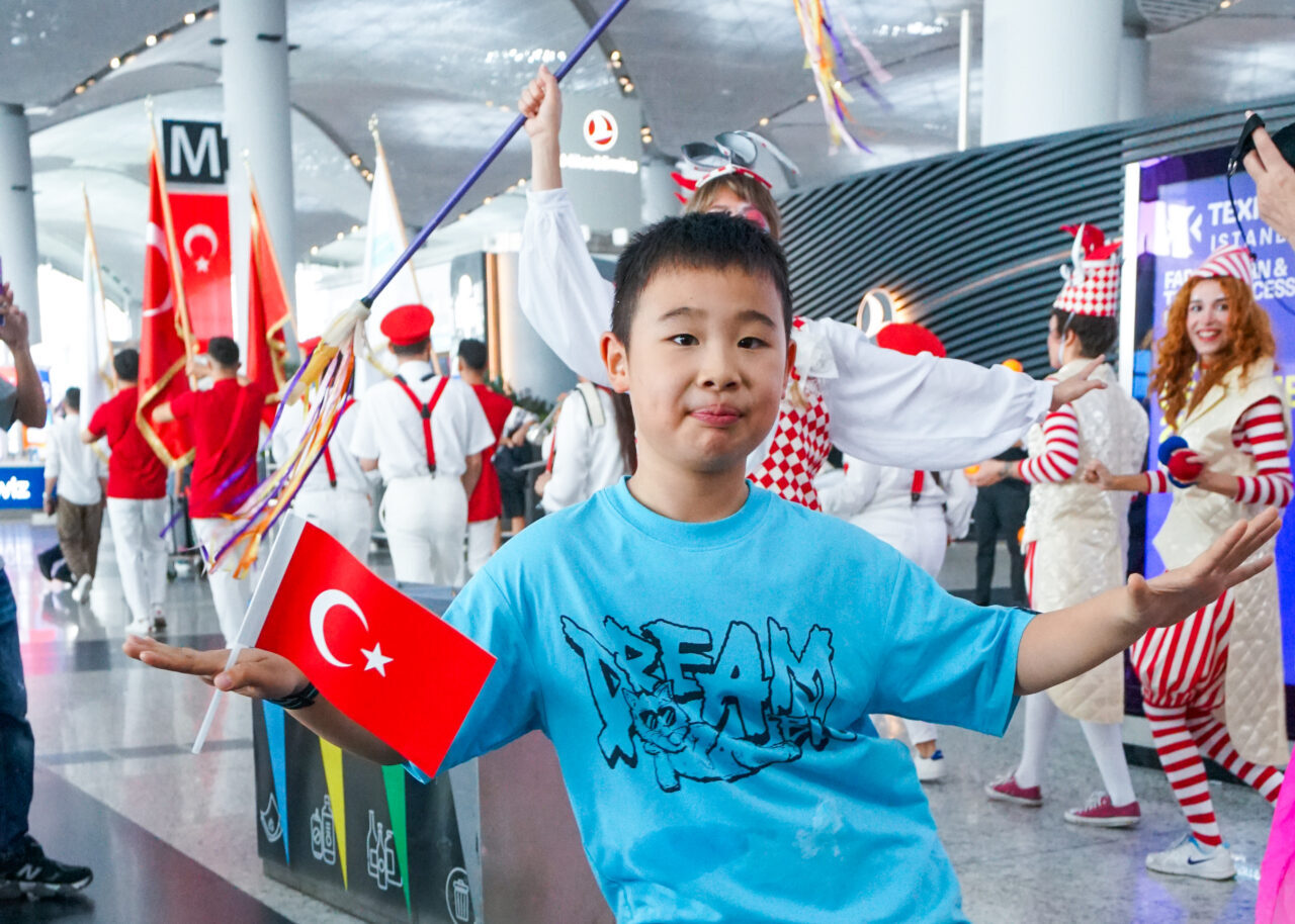 İstanbul Havalimanı'nda, 30 Ağustos Zafer Bayramı'nın 103. yıl dönümü coşkuyla