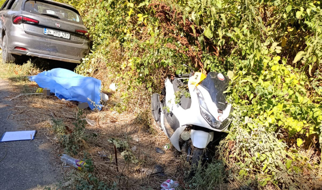  İzmir’in Ödemiş ilçesine otomobil ile motosikletin çarpışması sonucu 2 kişi