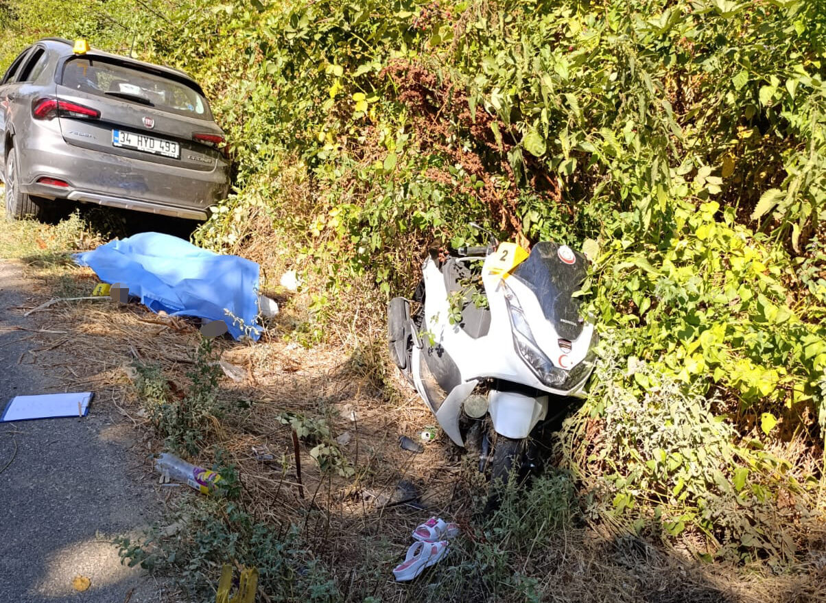  İzmir’in Ödemiş ilçesine otomobil ile motosikletin çarpışması sonucu 2 kişi