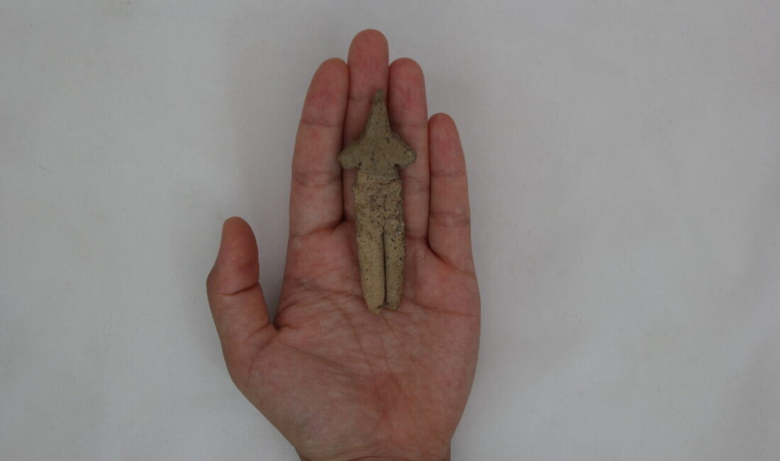  İzmir'in Kemalpaşa ilçesindeki Ulucak Höyüğü'nde yürütülen kazılarda, 8 bin yıllık