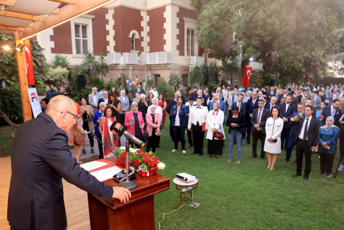 Türkiye’nin Kahire Büyükelçiliği, 30 Ağustos Zafer Bayramı’nın 103. yıldönümü dolayısıyla