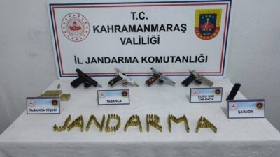  Kahramanmaraş'ın Afşin ilçesinde, düğünde silahla havaya ateş açan 3 şüpheli