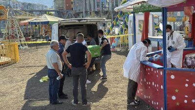 Karabük'te bir kişi lunaparkta ölü bulundu.