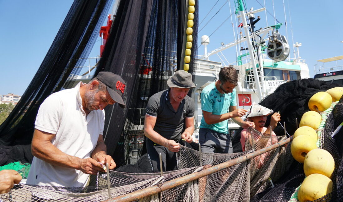  Karadeniz Bölgesi'nden av sezonunda teknelerde tayfa olarak çalışmak için Tekirdağ'a