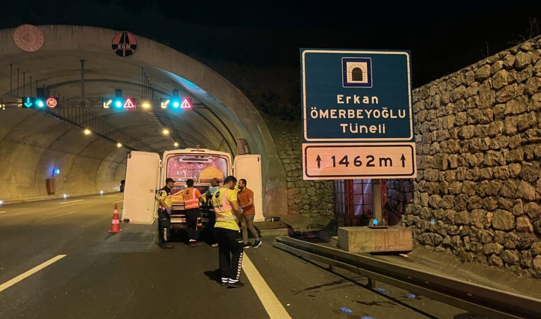 Kuzey Marmara Otoyolu'nun Kocaeli'nin İzmit ilçesi kesiminde, otomobilin çarptığı yaya