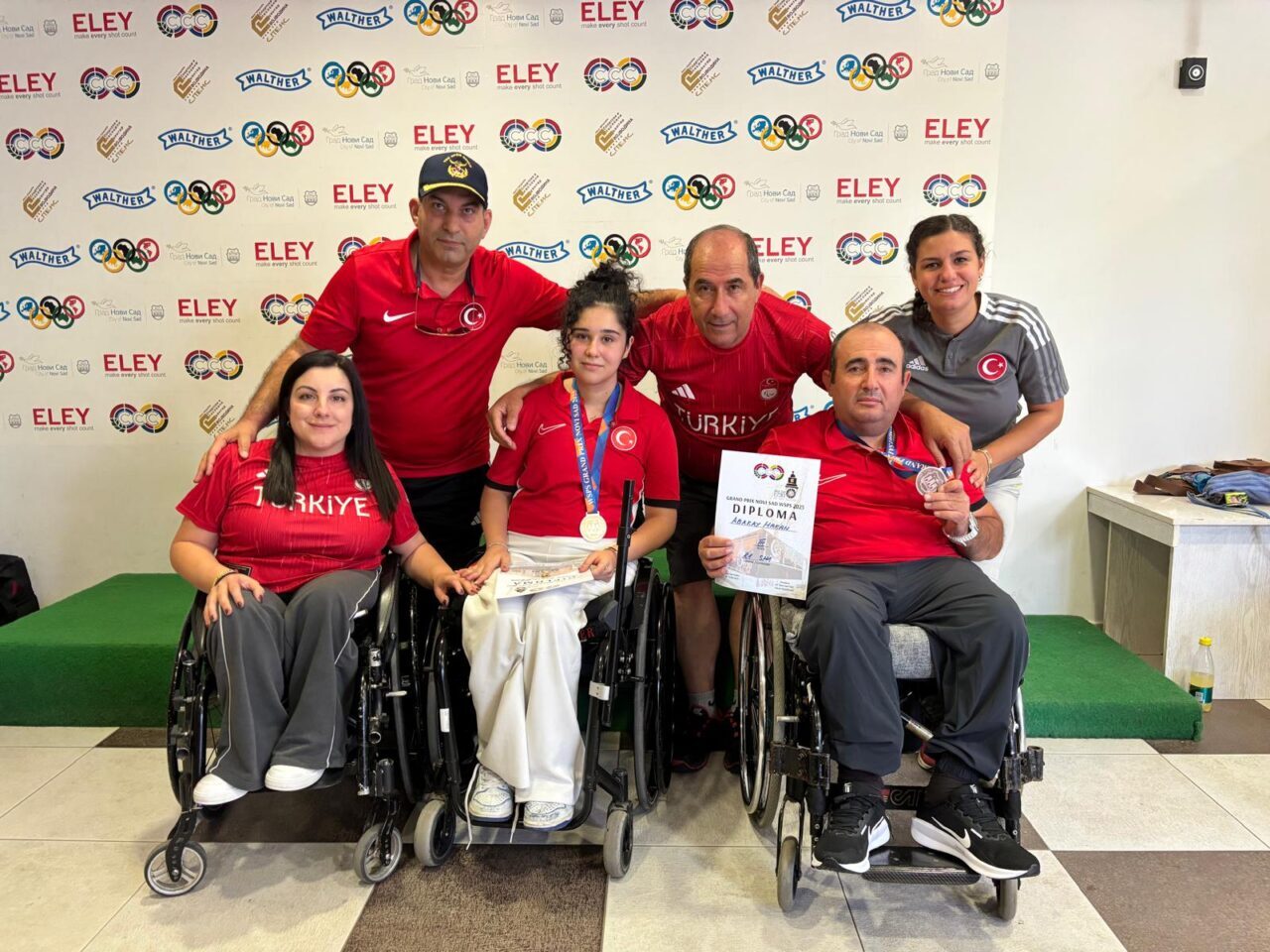  Sırbistan'da düzenlenen WSPS Para Atıcılık Grand Prix yarışmasında milli para