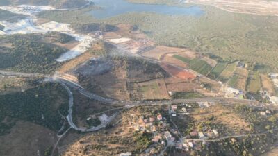 Muğla'nın Milas ilçesinde ziraat alanında başlayıp ormana sıçrayan yangın kontrol