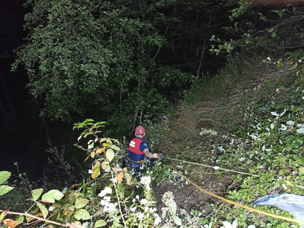 Ordu'nun Ünye ilçesinde tarım aracının uçuruma yuvarlanması sonucu sürücü öldü,