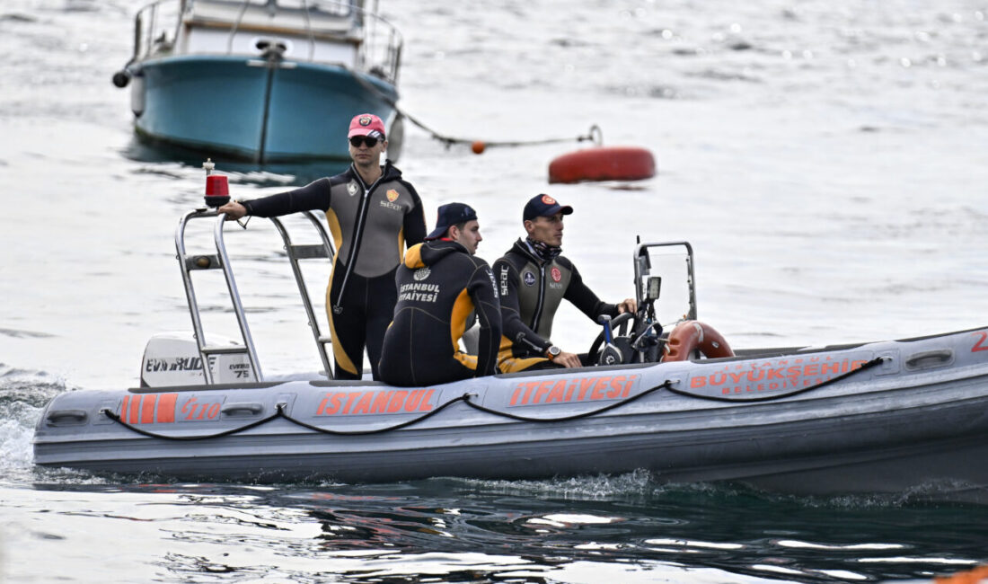 Sahil Güvenlik Marmara ve Boğazlar Bölge Komutanlığınca, İstanbul Boğazı'ndaki kayıp