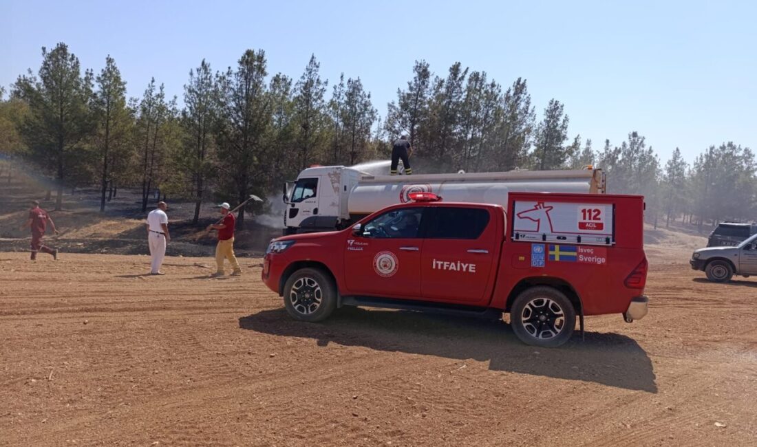  Şanlıurfa'nın merkez Haliliye ilçesinde çıkan orman yangını söndürüldü.