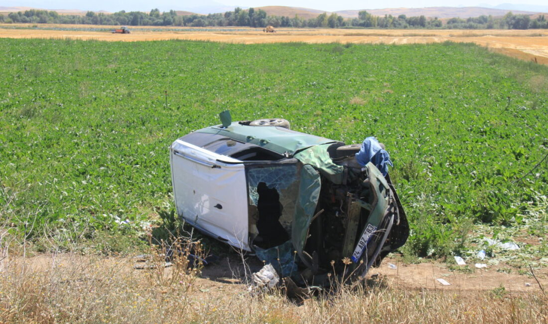  Sivas'ın Hafik ilçesinde hafif ticari aracın devrilmesi sonucu 5 kişi