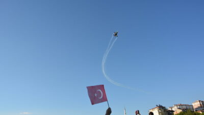 Manisa'nın Demirci ilçesinde SOLOTÜRK tarafından Kurtuluş Festivali öncesinde keşif ve