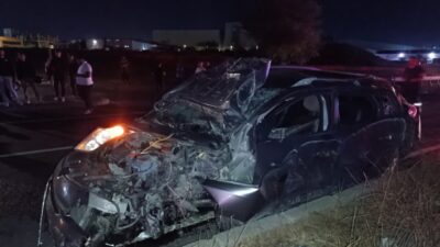  Tekirdağ’ın Çerkezköy ilçesinde aydınlatma direğine çarpan otomobilde 1 kişi hayatını