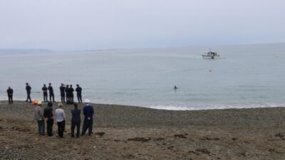  Trabzon'un Of ilçesinde denizde kaybolan çocuğun cansız bedenine ulaşıldı.