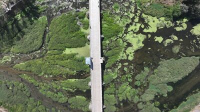 Edirne'nin önemli su kaynaklarından Tunca Nehri'nin bazı bölümlerinde kuraklık nedeniyle