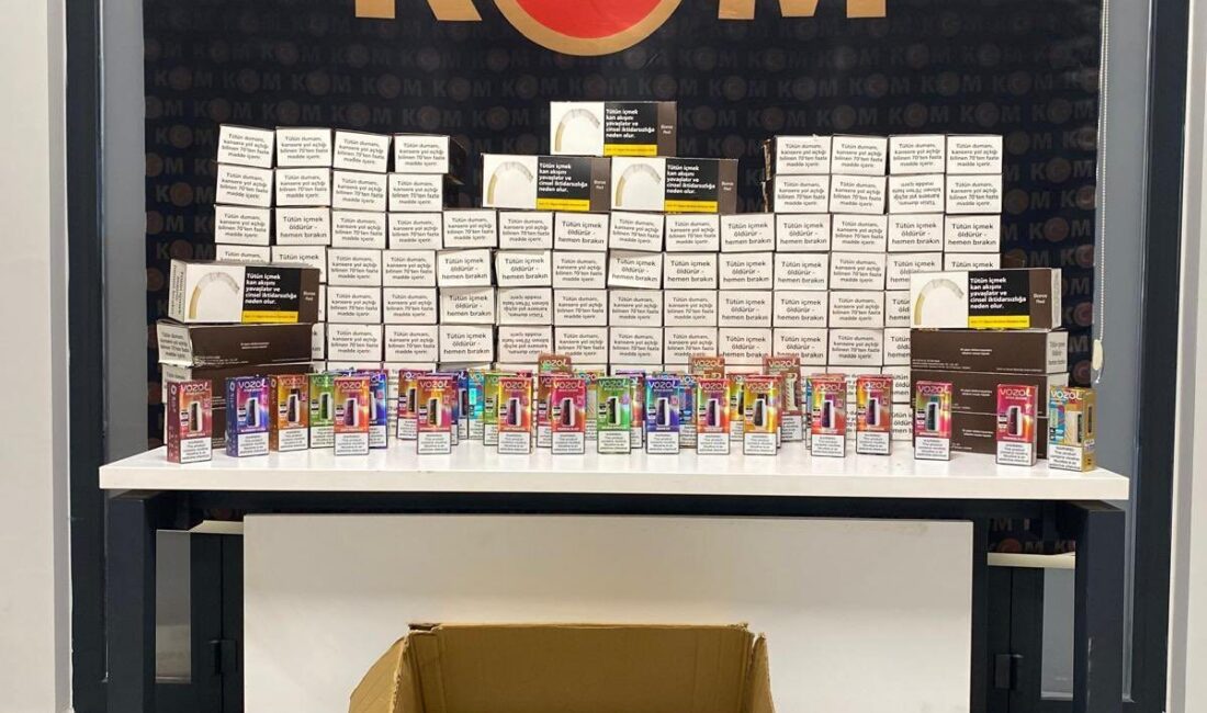  Yalova'da düzenlenen operasyonda çok sayıda kaçak elektronik eşya ile tütün