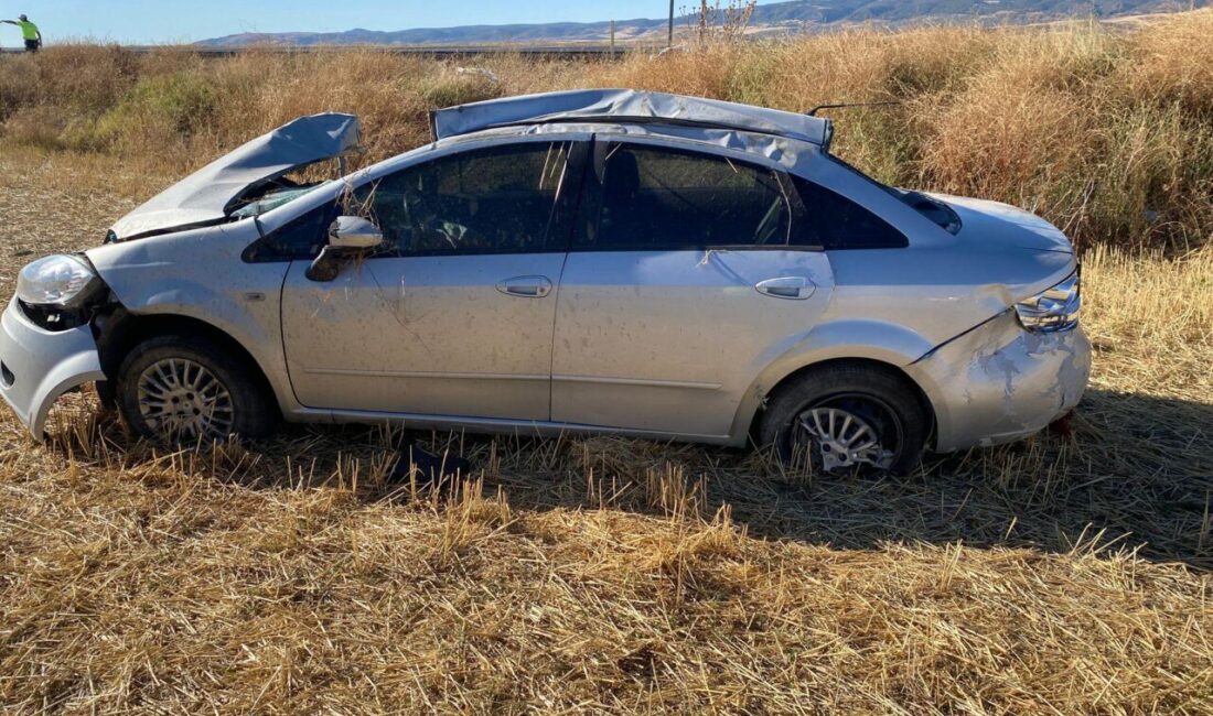  Yozgat'ın Yerköy ilçesinde otomobilin devrilmesi sonucu 1 kişi hayatını kaybetti,