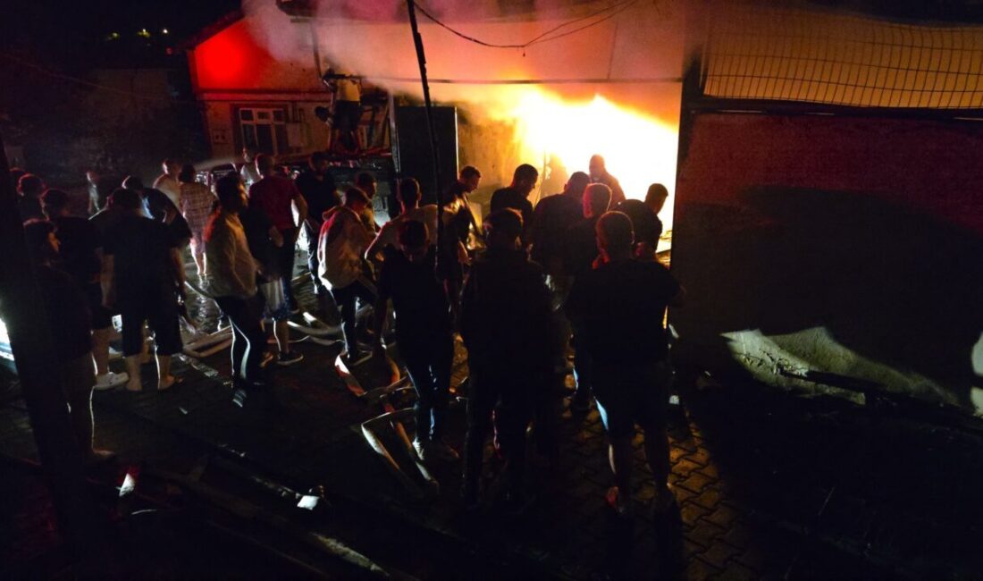  Zonguldak'ta bir halı yıkamacıda başlayıp 4 eve sıçrayan yangın söndürüldü.