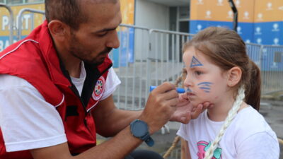 Türkiye Geleneksel Spor Dalları Federasyonunun Geleneksel Oyunlar Tırı, Ağrı'da çocuklarla