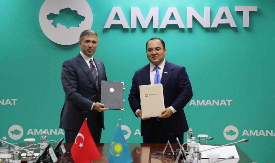AK Parti ile Kazakistan'ın ana siyasi partisi Amanat Partisi arasında