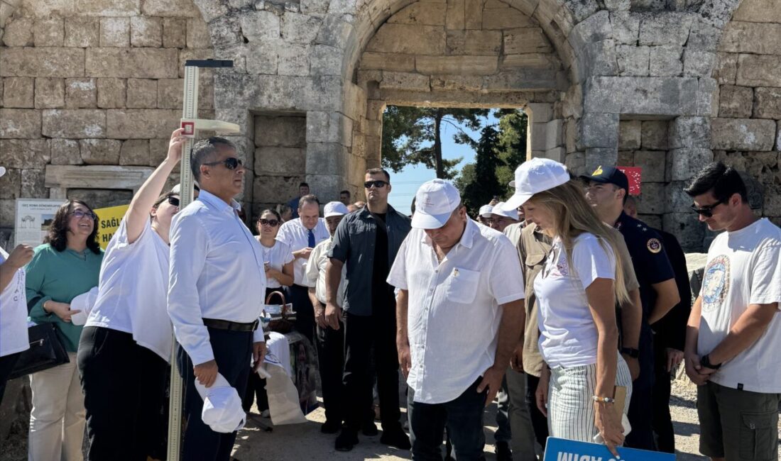 Antalya'da UNESCO Dünya Miras Geçici Listesi'nde bulunan Perge Antik Kenti'nde