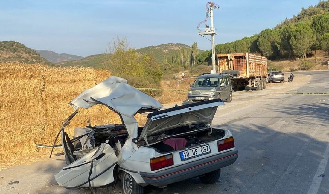  Balıkesir'in Bigadiç ilçesinde şarampole devrilen otomobilin sürücüsü hayatını kaybetti.
