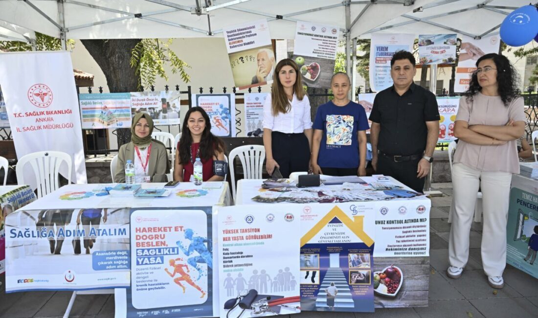 Ankara İl Sağlık Müdürlüğünce, Halk Sağlığı Haftası etkinlikleri kapsamında, Altındağ