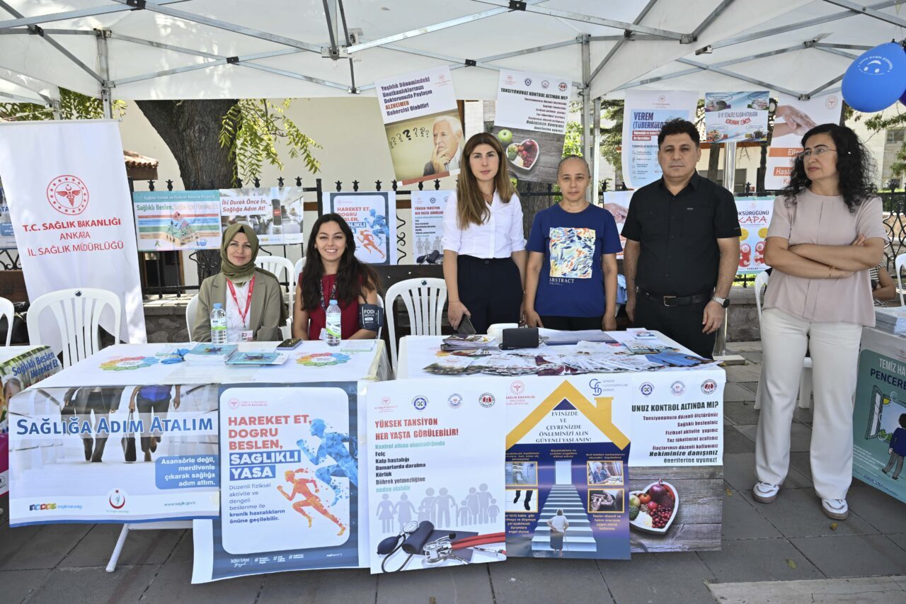 Ankara İl Sağlık Müdürlüğünce, Halk Sağlığı Haftası etkinlikleri kapsamında, Altındağ